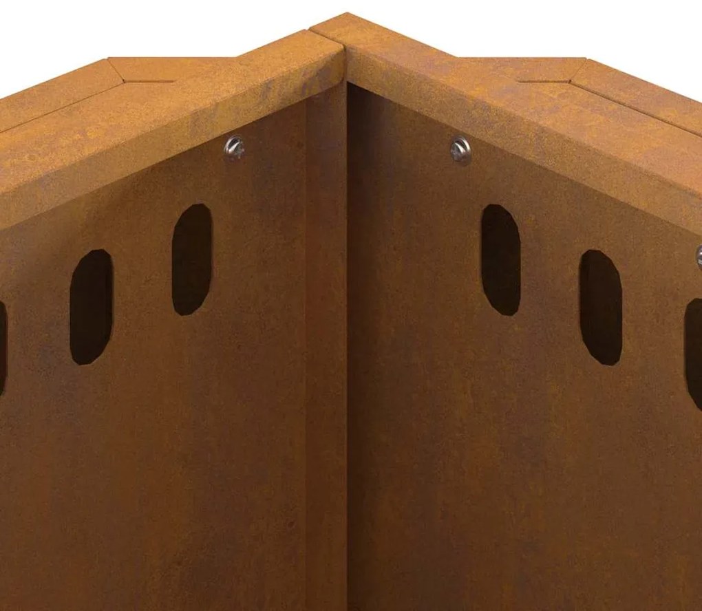 vidaXL Σόμπα Φωτιάς Χωρίς Καπνό Καφέ 38 x 38 x 51 cm Ατσάλι καιρό