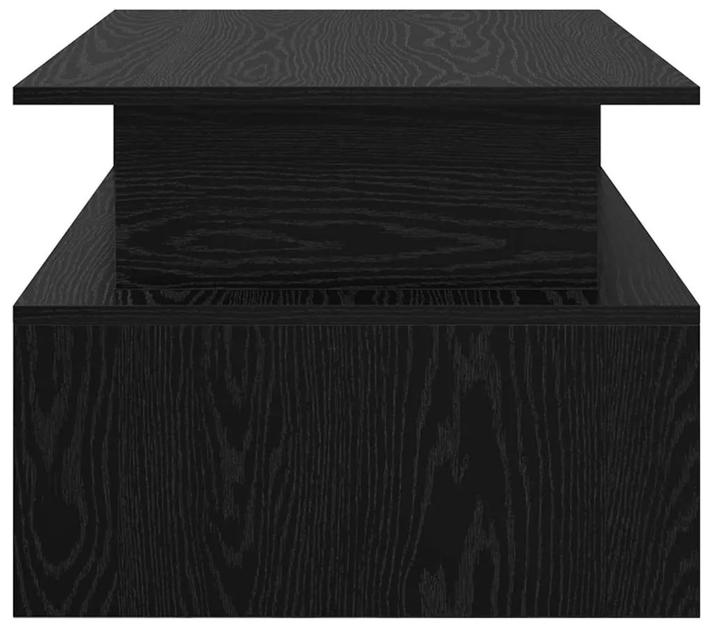 vidaXL Τραπεζάκι σαλονιού Μαύρη δρυς 90 x 55 x 42.5 εκ