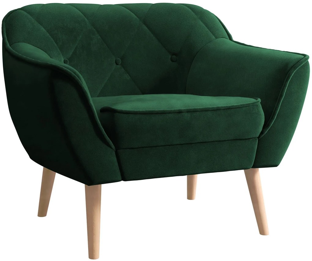 Πολυθρόνα Skand I-Prasino