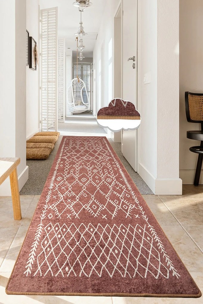 Χαλί Chart 286CHL6627 Tile-Red Conceptum Hypnose 100X300cm