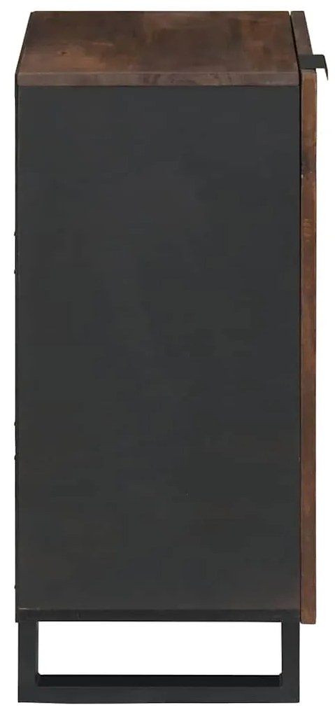 vidaXL Γραφείο Καφέ 40 x 33 x 75 εκ. Μασίφ ξύλο μάνγκο