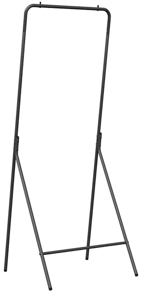 vidaXL Ράφι Ρούχων Μαύρο 60 x 53 x 155 εκ Ατσάλι