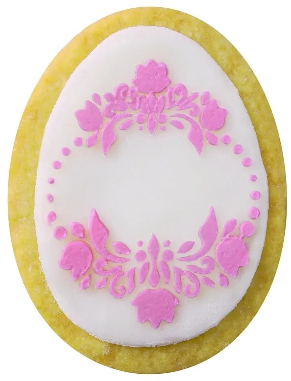 Σετ πασχαλινών διακοσμήσεων Dr.Oetker 1879, 5 τεμάχια, 4 διακοσμήσεις, 1 καλούπι, Ανοξείδωτο ατσάλι, Ασημί
