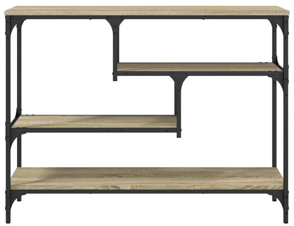 vidaXL Τραπέζι Κονσόλα Sonoma Δρυς 100x30x75 εκ. Επεξεργασμένο Ξύλο