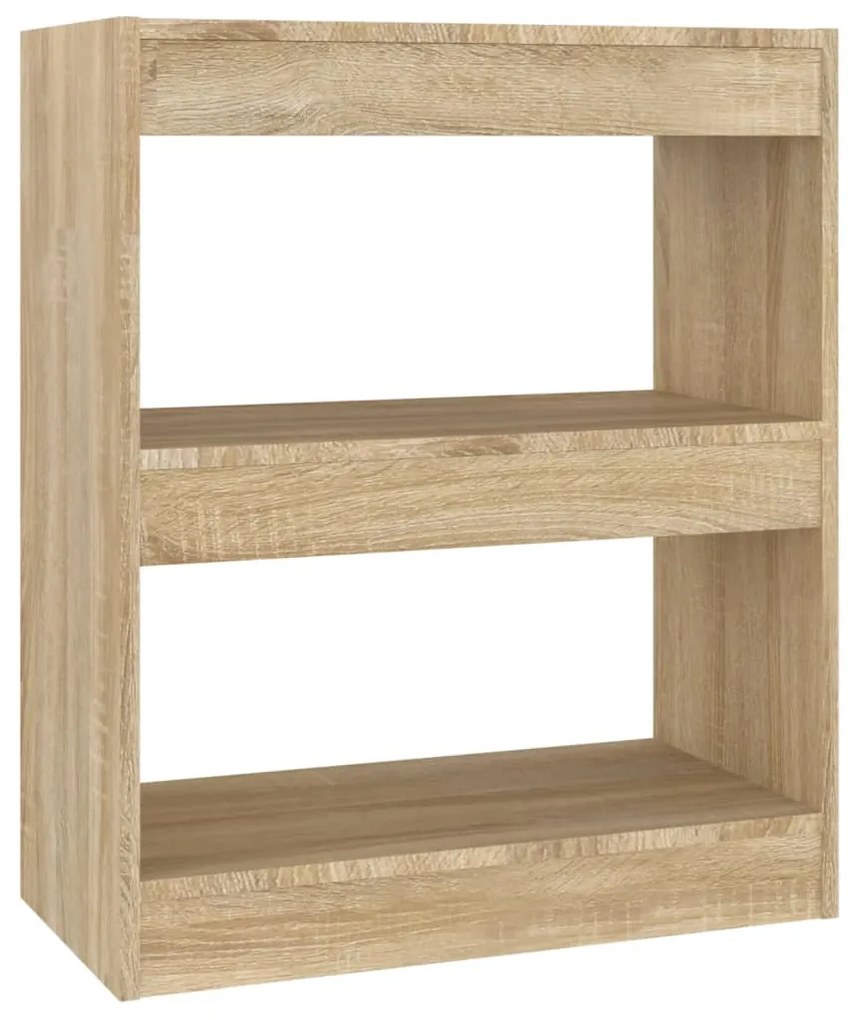 vidaXL Βιβλιοθήκη/Διαχωριστικό Χώρου Sonoma Δρυς 60 x 30 x 72 εκ.