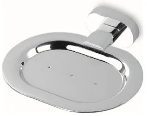 Σαπουνοθήκη New Oval 75059A Chrome Karag Μέταλλο