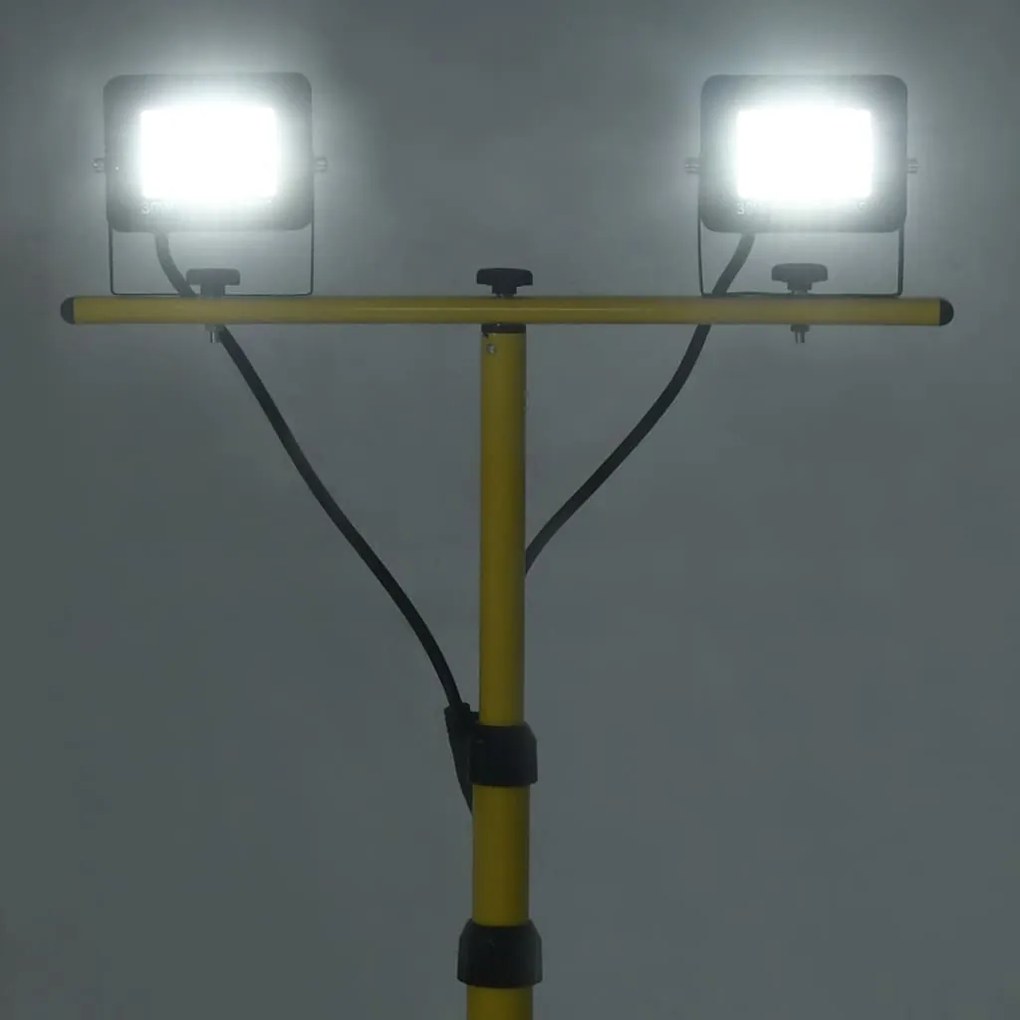Προβολέας LED με Τρίποδο Ψυχρό Λευκό 2 x 30 W 149660
