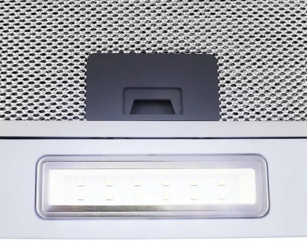 vidaXL Απορροφητήρας Τοίχου RGB LED 90 εκ. Ανοξ. Ατσάλι & Ψημένο Γυαλί