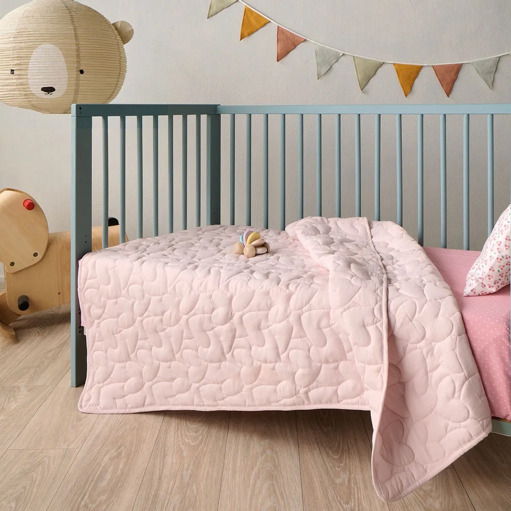 Κουβερλί Κούνιας (110x140) Kentia Loft Imani 14 Pink