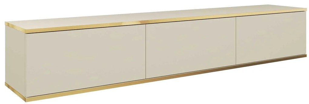 Κρεμαστό έπιπλο τηλεόρασης ORO Μπεζ 175x30x32cm