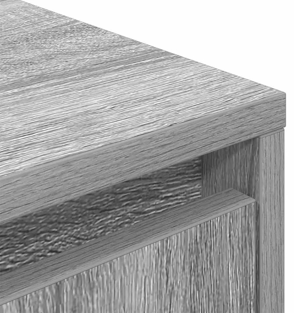 Έπιπλο Τηλεόρασης με LED Γκρι Sonoma 100x41x50 εκ. - Γκρι