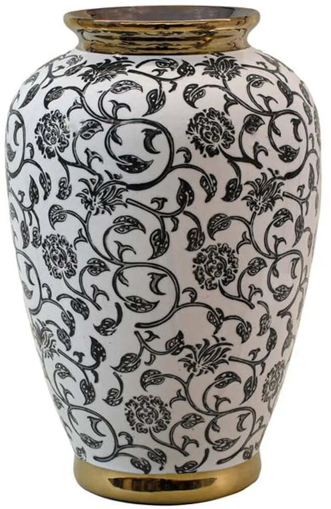 Βάζο 0050-225-003 19x30cm Multi-Black Κεραμικό