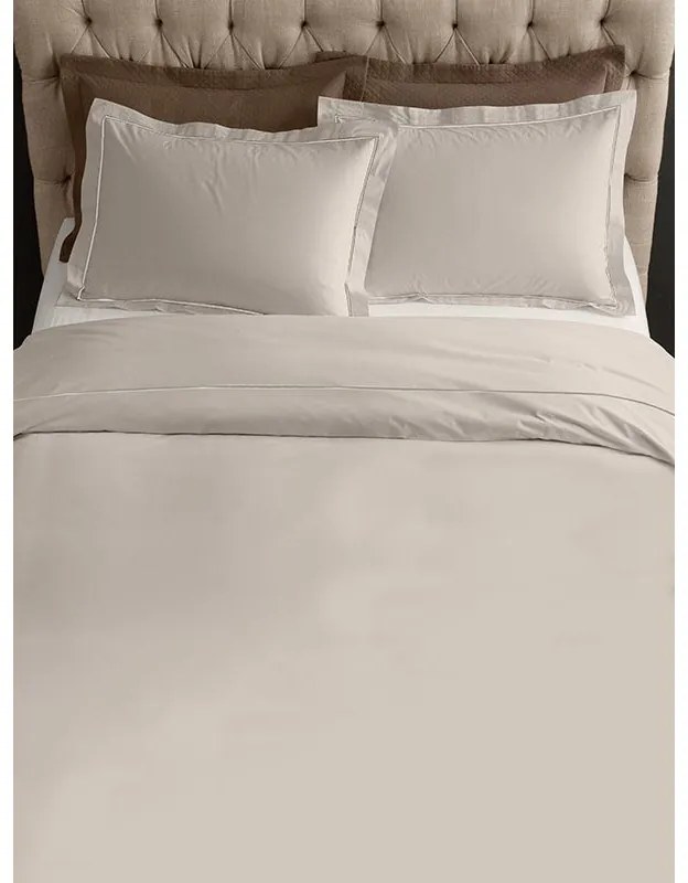Σετ Σεντόνια Satin μονόχρωμα Beige King Size (270x277)