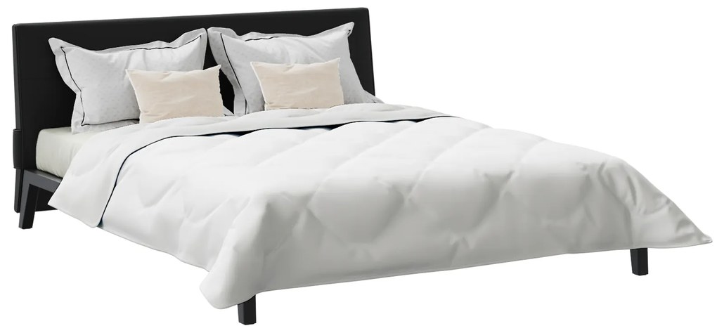 vidaXL Χειμερινό Παπλωματοθήκη 3 pcs Λευκό 240 x 260 εκ. Μικροΐνες