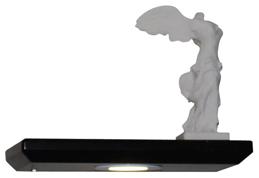 Φωτιστικό Τοίχου HL-3596 1M 77-4053 Rowan Black Homelighting Metal,Wood