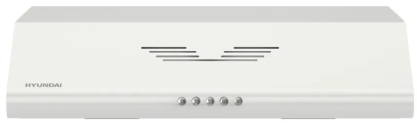 Hyundai HHD21-S5561W Ελεύθερος Απορροφητήρας με πλάτος 60cm και απορροφητική ισχύ 280 m³/h - White