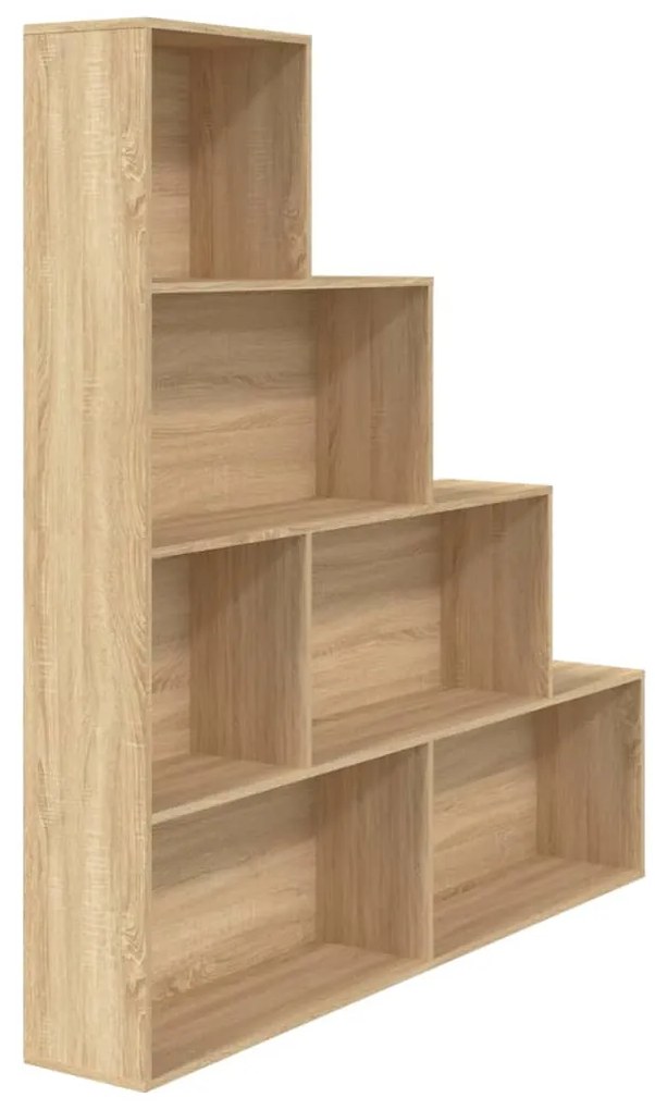 vidaXL Βιβλιοθήκη/Διαχωριστικό Sonoma Δρυς 155x24x160 εκ. Επεξ. Ξύλο