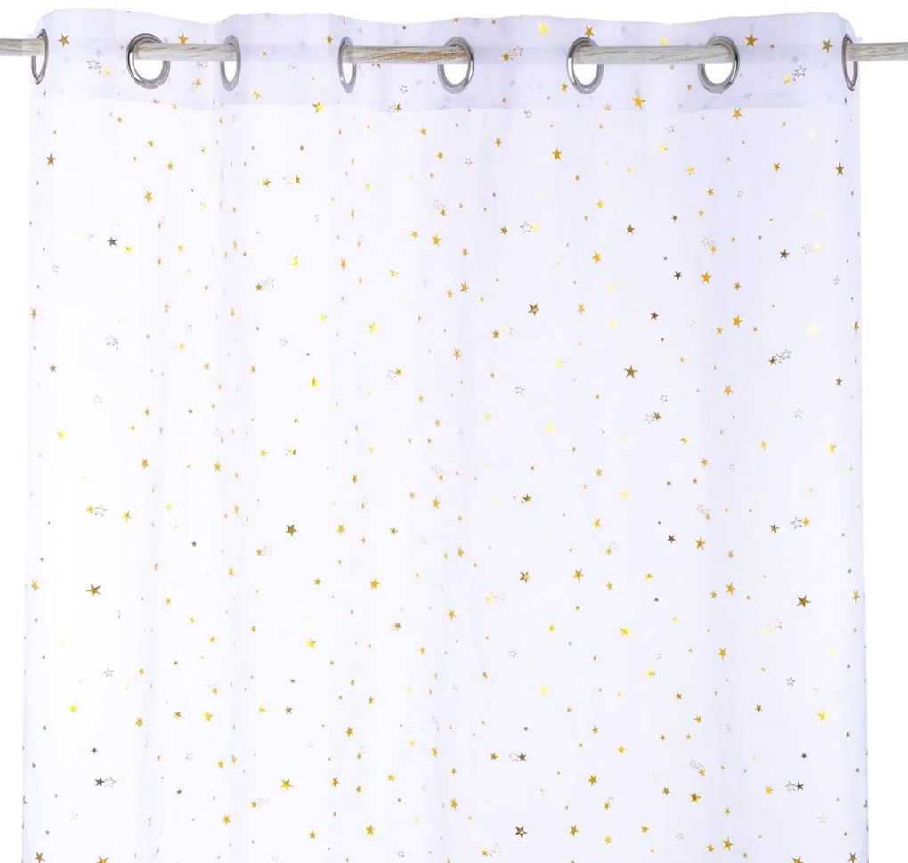 Παιδική Κουρτίνα (140x250) Με Τρουκς A-S Star White 127188