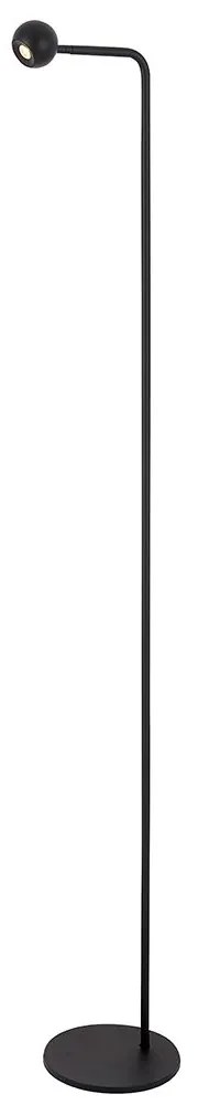 Φωτιστικό Δαπέδου 20109 Led 3000K 5W Sandy Black Metal,Aluminum