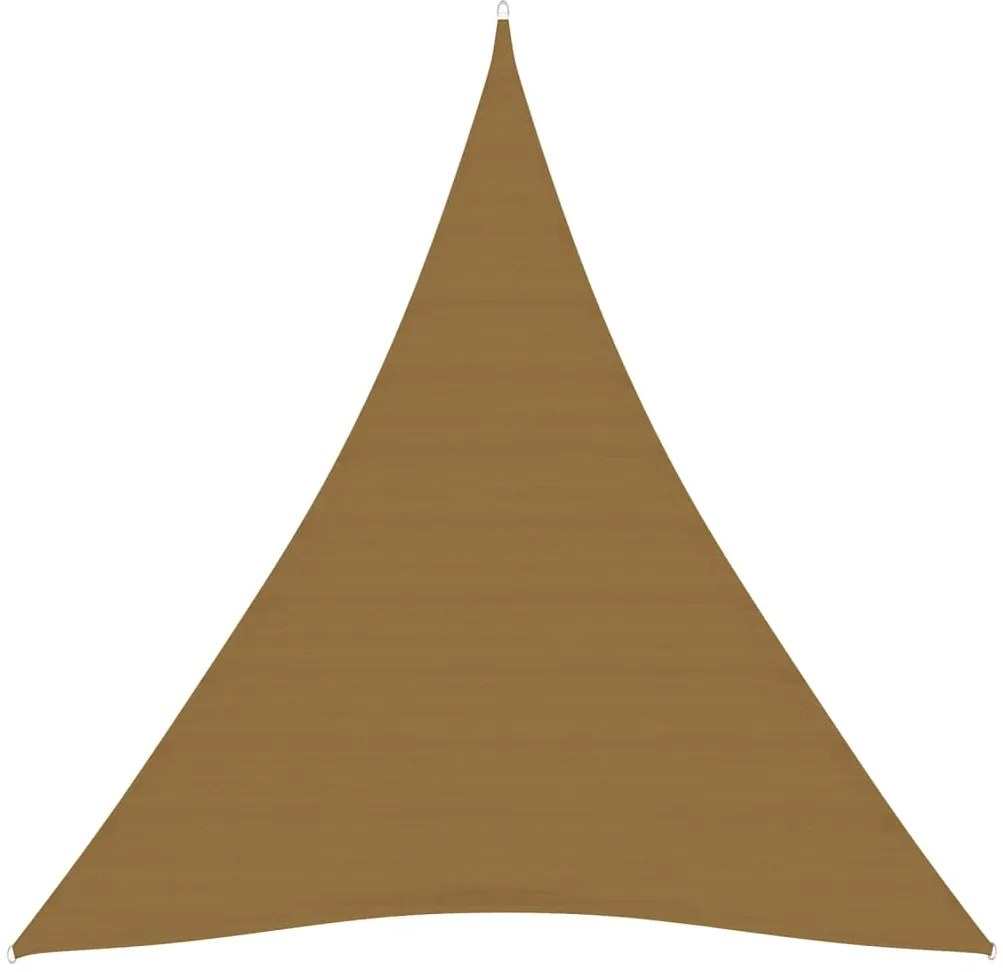 vidaXL Πανί Σκίασης Taupe 5 x 6 x 6 μ. από HDPE 160 γρ./μ²