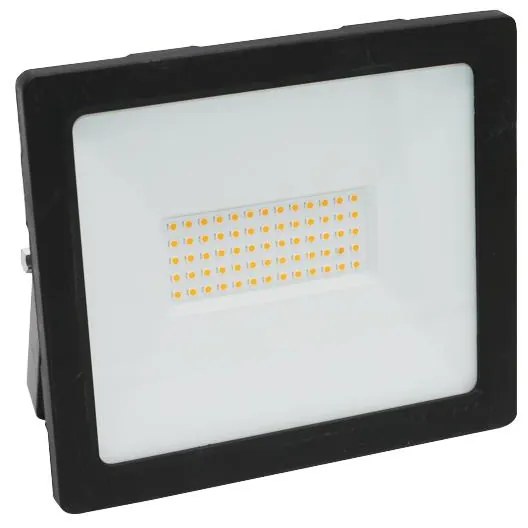 Adeleq Προβολέας LED-SMD 50W 230V Πορτοκαλί IP65 Μαύρος 3-3950113