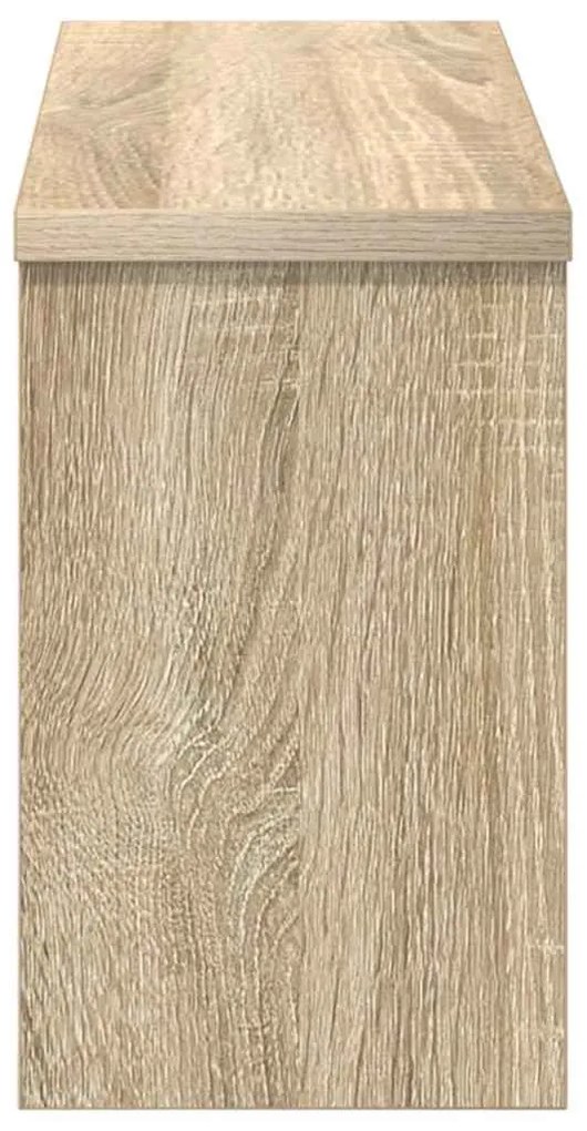 vidaXL Τοίχου Κρεμάστρα Sonoma Δρυς 50 x 16 x 26 εκ Επεξεργασμένο ξύλο