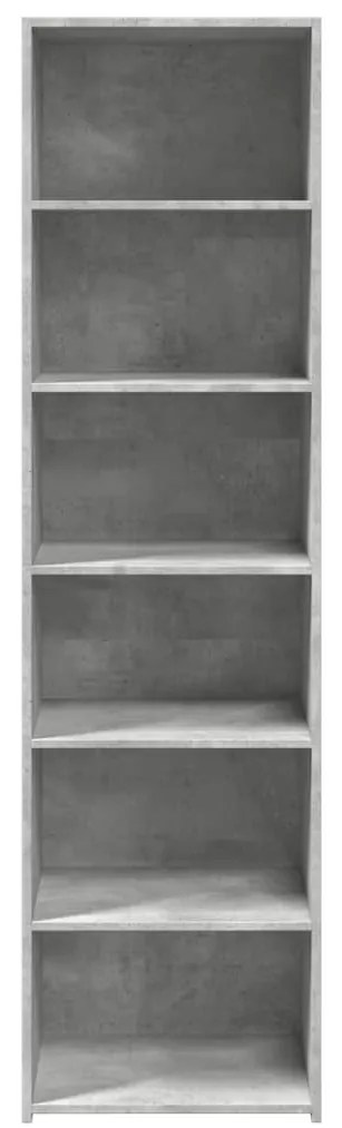 vidaXL Ντουλάπι Γκρι Σκυροδέματος 50x41x185 εκ. από Επεξεργασμένο Ξύλο