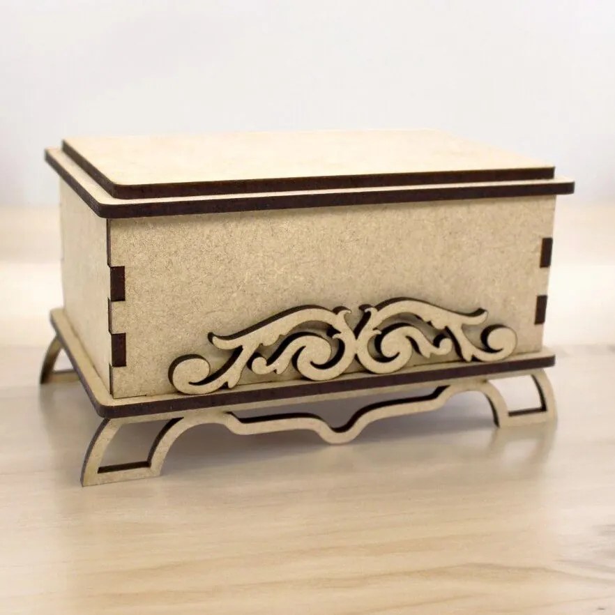 Intra απο ξύλο plywood 3mm-4mm πάχος – Λεπτό ξύλινο κουτί με βάση 20x20 cm INTRAVECTRY-MY547445