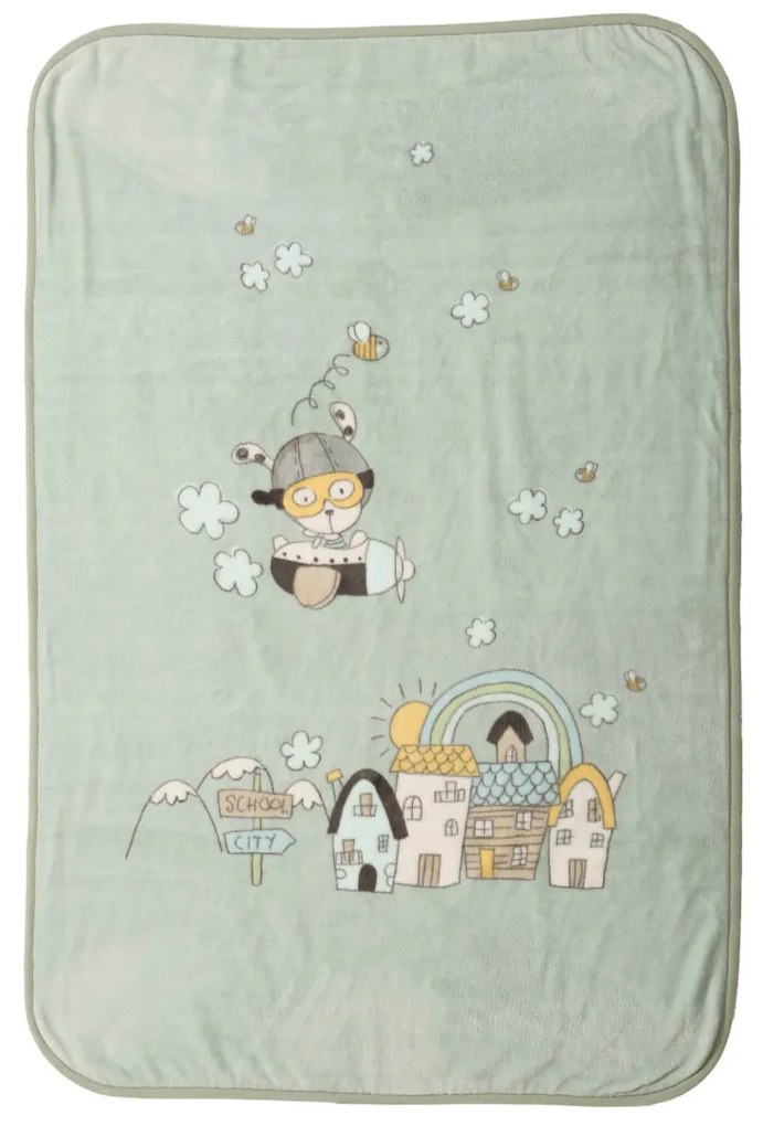 Κουβέρτα Βελουτέ Αγκαλιάς (75x100) Nef-Nef Homeware Baby In The City