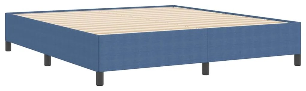 vidaXL Σκελετός Κρεβατιού Μπλε 180 x 200 cm Βελούδο