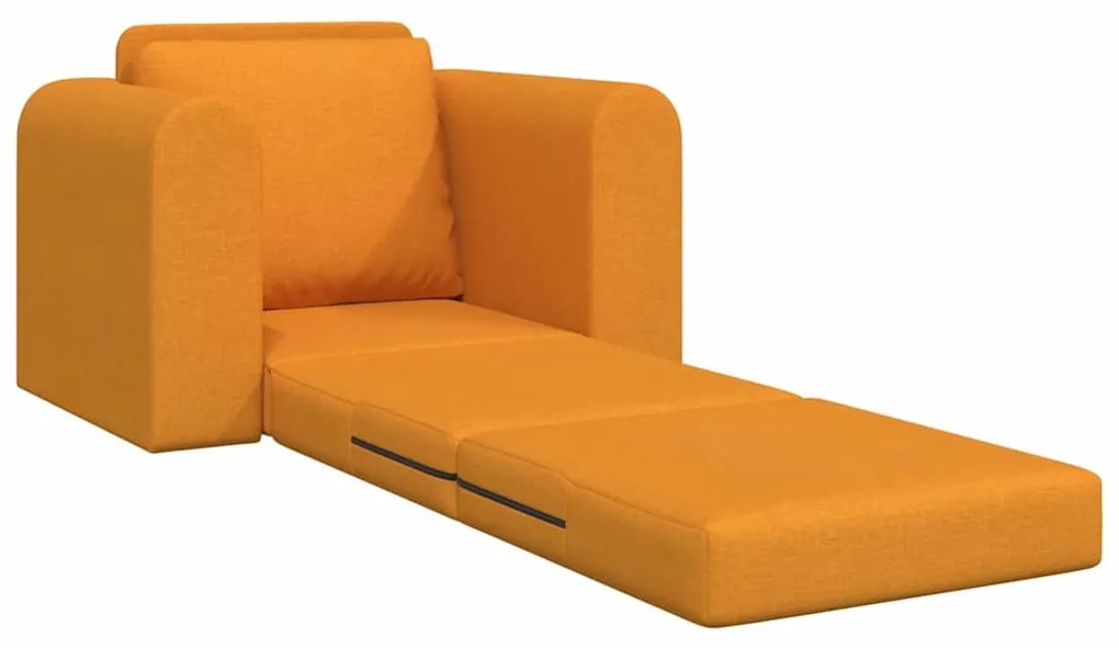 vidaXL Κρεβάτι καναπές Σκούρο κίτρινο 98 x 71 x 83 εκ. ύφασμα