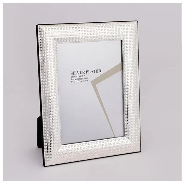Κορνίζα Μεταλλική Επάργυρη Ασημί 13x18cm 756-10036 Estheti-756-10036-Ασημί 756-10036