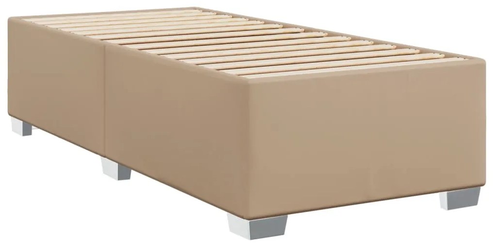 ΚΡΕΒΑΤΙ BOXSPRING ΜΕ ΣΤΡΩΜΑ ΚΑΠΟΥΤΣΙΝΟ 90X190ΕΚ.ΑΠΟ ΣΥΝΘ. ΔΕΡΜΑ 3293003