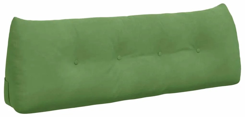 vidaXL Μαξιλάρι Πλάτης Ανοιχτό Πράσινο 140 x 24 x 50 εκ Βελούδο
