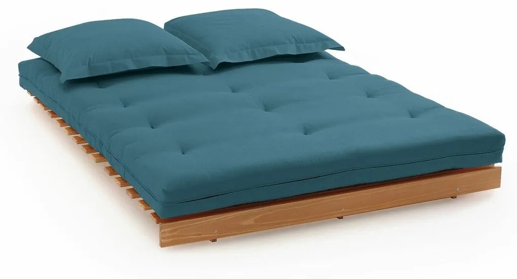 Στρώμα futon από latex, μαλλί και λινό για τον καναπέ Thaï