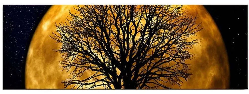 Πίνακας Καμβάς Με Φως Led 254LED3269 90x30cm Multi Wallity Οριζόντιοι Wood, Canvas