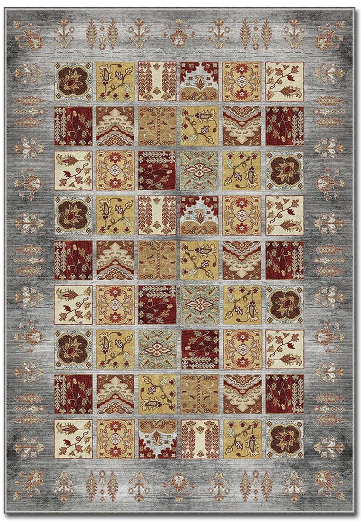 Χαλί Asr Crpt-134 288NGR2405 Grey-Multi Conceptum Hypnose 80X140cm