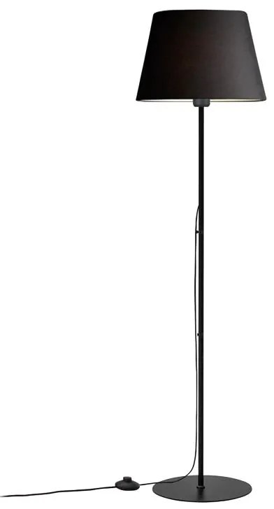 Φωτιστικό δαπέδου Lumider Ε27 μέταλλο-ύφασμα μαύρο Φ35x152εκ 35x21x152 εκ.