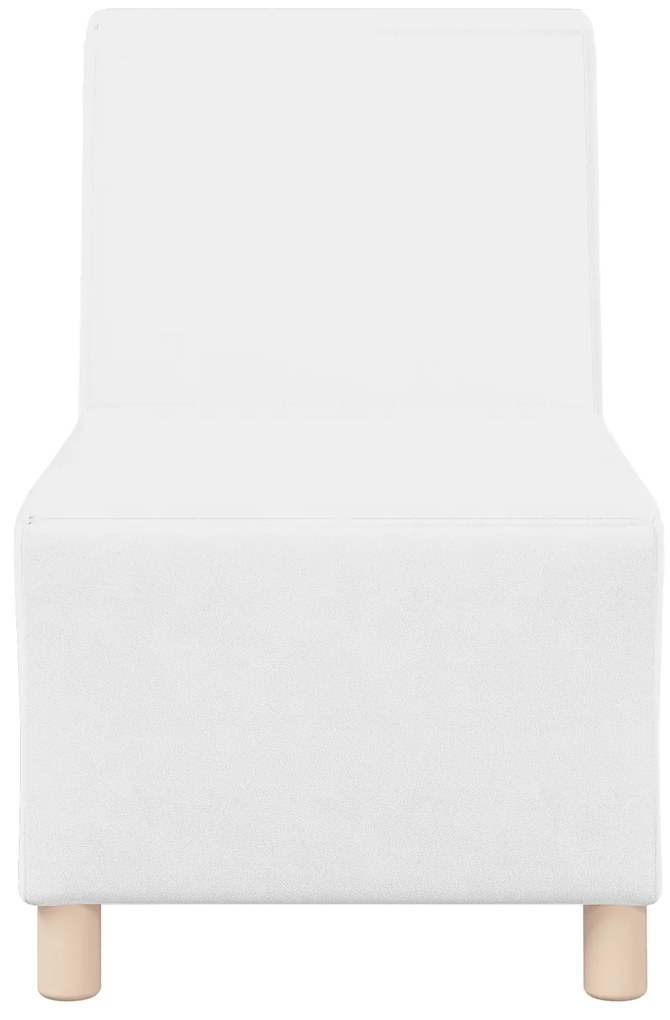 vidaXL Καναπέδες 2 pcs Λευκό 55 x 74 x 82 εκ. Τεχνητό δέρμα