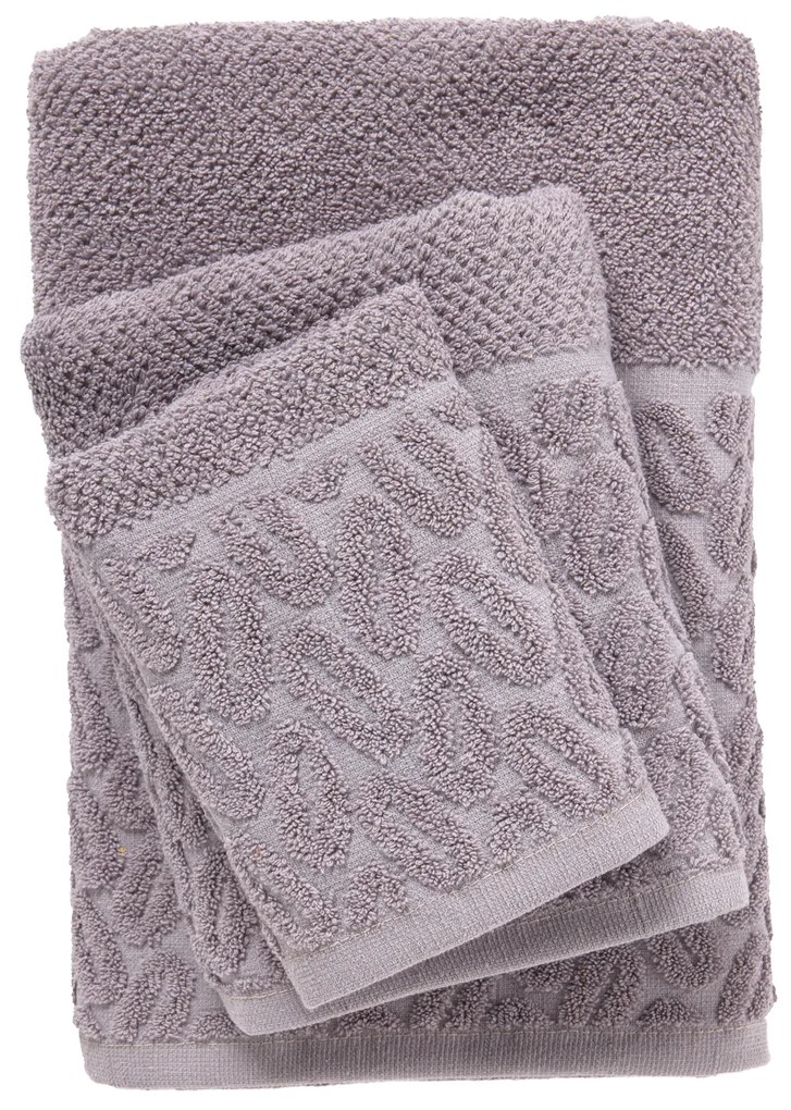 Σετ Πετσέτες 3τμχ Polycotton Best 0785 Γκρι Das Home