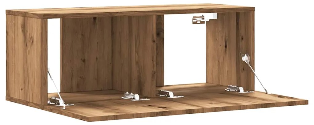 Επίτοιχο ντουλάπι τηλεόρασης Artisan Oak 80x30x30 cm - Καφέ