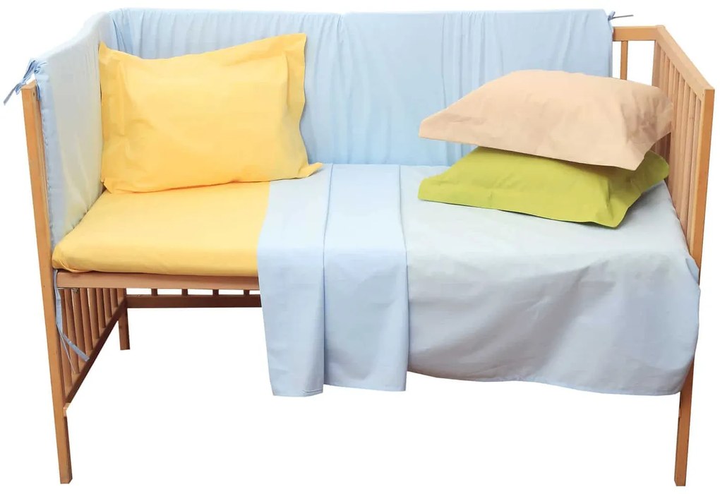 Σετ Σεντόνια Κούνιας 115x165 Prestige Baby 2 Sky Blue Anna Riska
