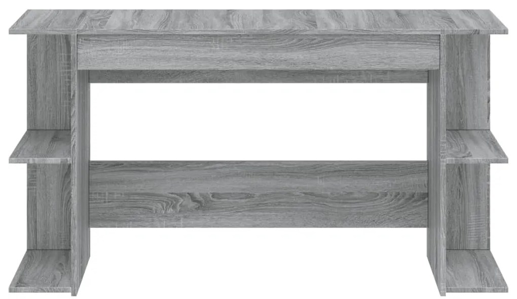 vidaXL Γραφείο Γκρι Sonoma 140 x 50 x 75 εκ. από Επεξεργασμένο Ξύλο
