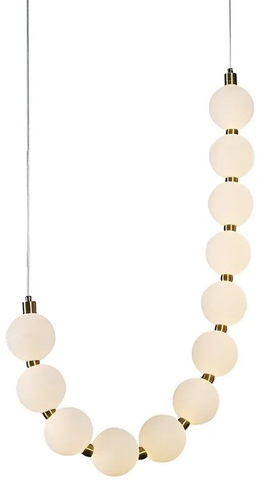 ΚΡΕΜΑΣΤΟ Φ/Σ LED 18W 1350LM IP20 ΧΡΥΣΟ ΑΛΟΥΜΙΝΙΟ + ΑΚΡΥΛΙΚΟ ACA HM238LEDP12