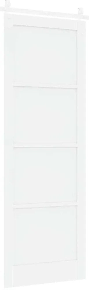 vidaXL Συρόμενη Πόρτα Λευκό 83 x 232 εκ.
