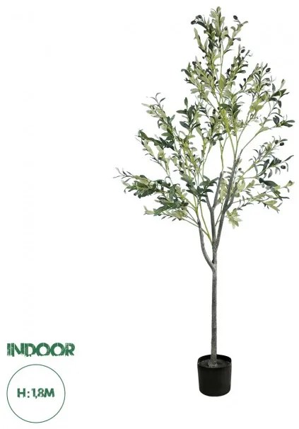 Artificial Garden OLIVE TREE 20054 Τεχνητό Διακοσμητικό Φυτό Ελιά Υ180cm  Globostar 20054 Πράσινο