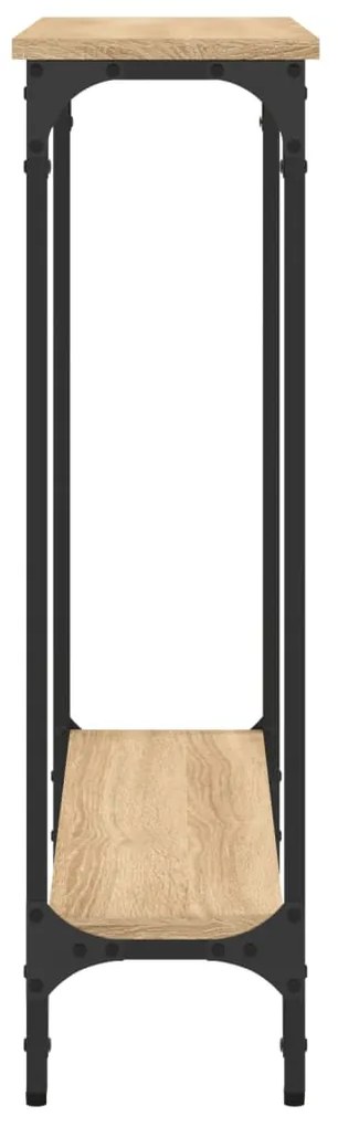 vidaXL Κονσόλα Τραπεζιού Sonoma Δρυς 75 x 22,5 x 75 εκ. από Τεχνητό Ξύλο