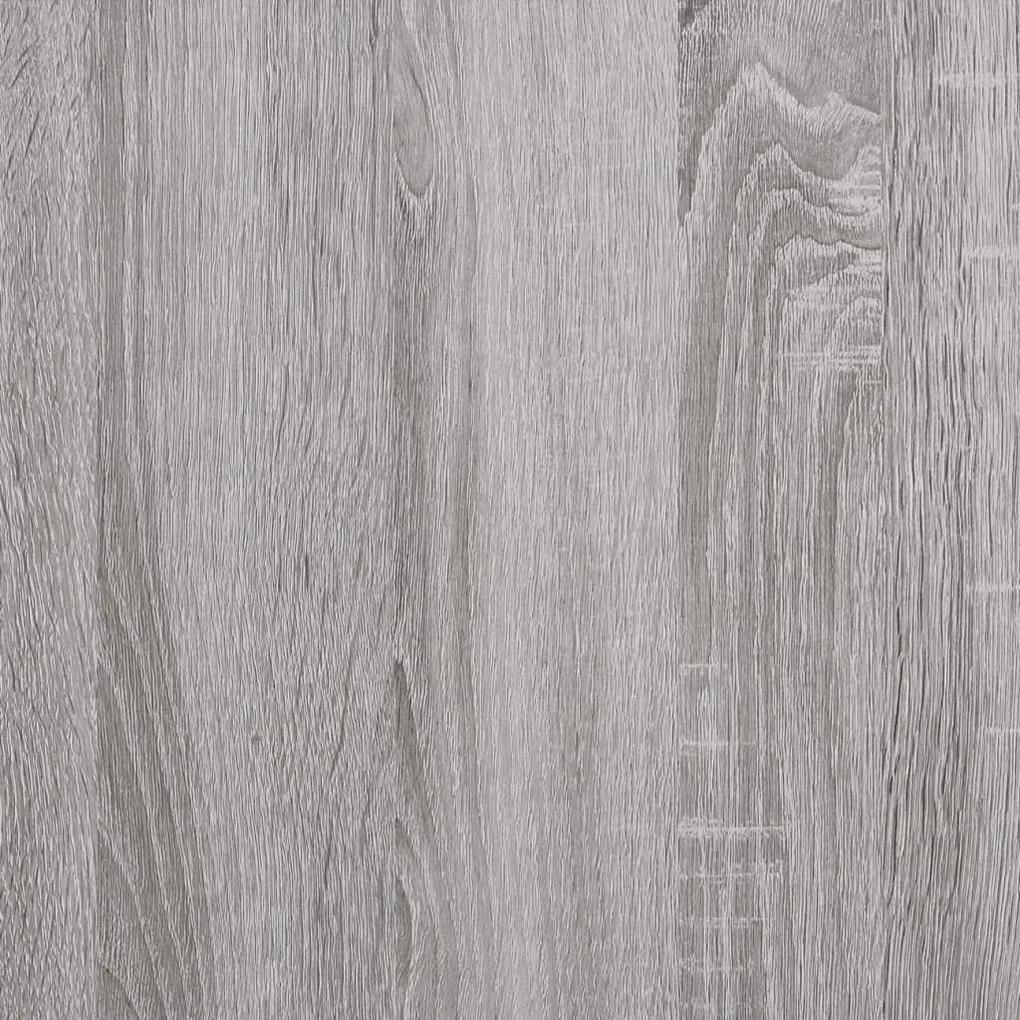 Ντουλάπι Γκρι Sonoma 80x33x70 εκ. από Επεξεργασμένο Ξύλο - Γκρι