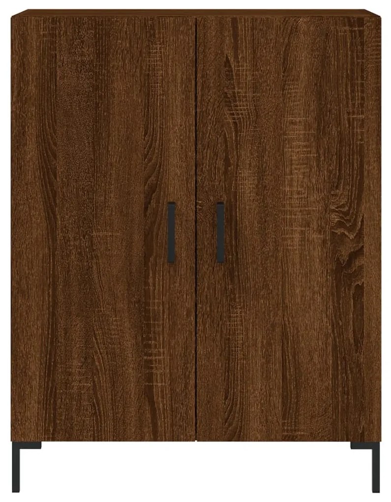 vidaXL Ντουλάπι Καφέ Δρυς 69,5 x 34 x 90 εκ. Επεξεργασμένο Ξύλο