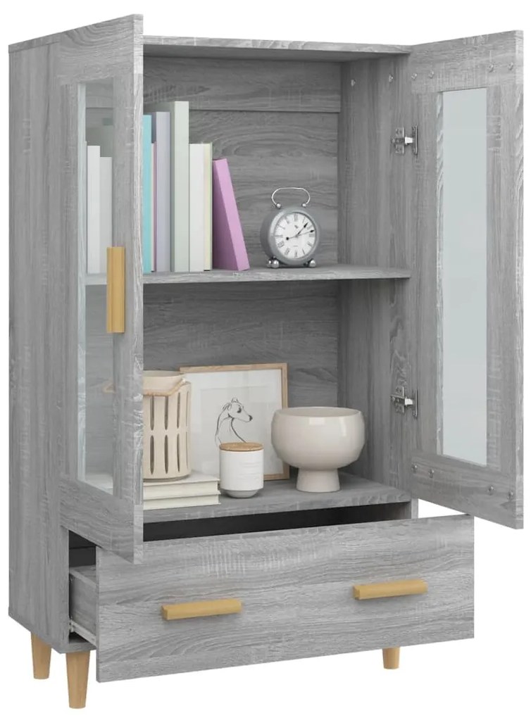 vidaXL Ντουλάπα Γκρι Sonoma 70 x 31 x 115 εκ. από Επεξεργασμένο Ξύλο